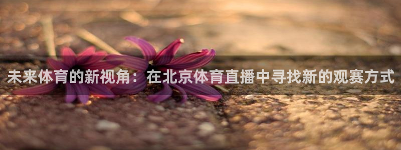 未来体育的新视角：在北京体育直播中寻找新的观赛方式